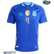 Moški Nogometni dresi Argentina Julian Alvarez #9 Gostujoči Copa America 2024 Kratek Rokav